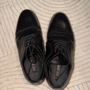 Stacy Adams Men's Classic Black Derbys